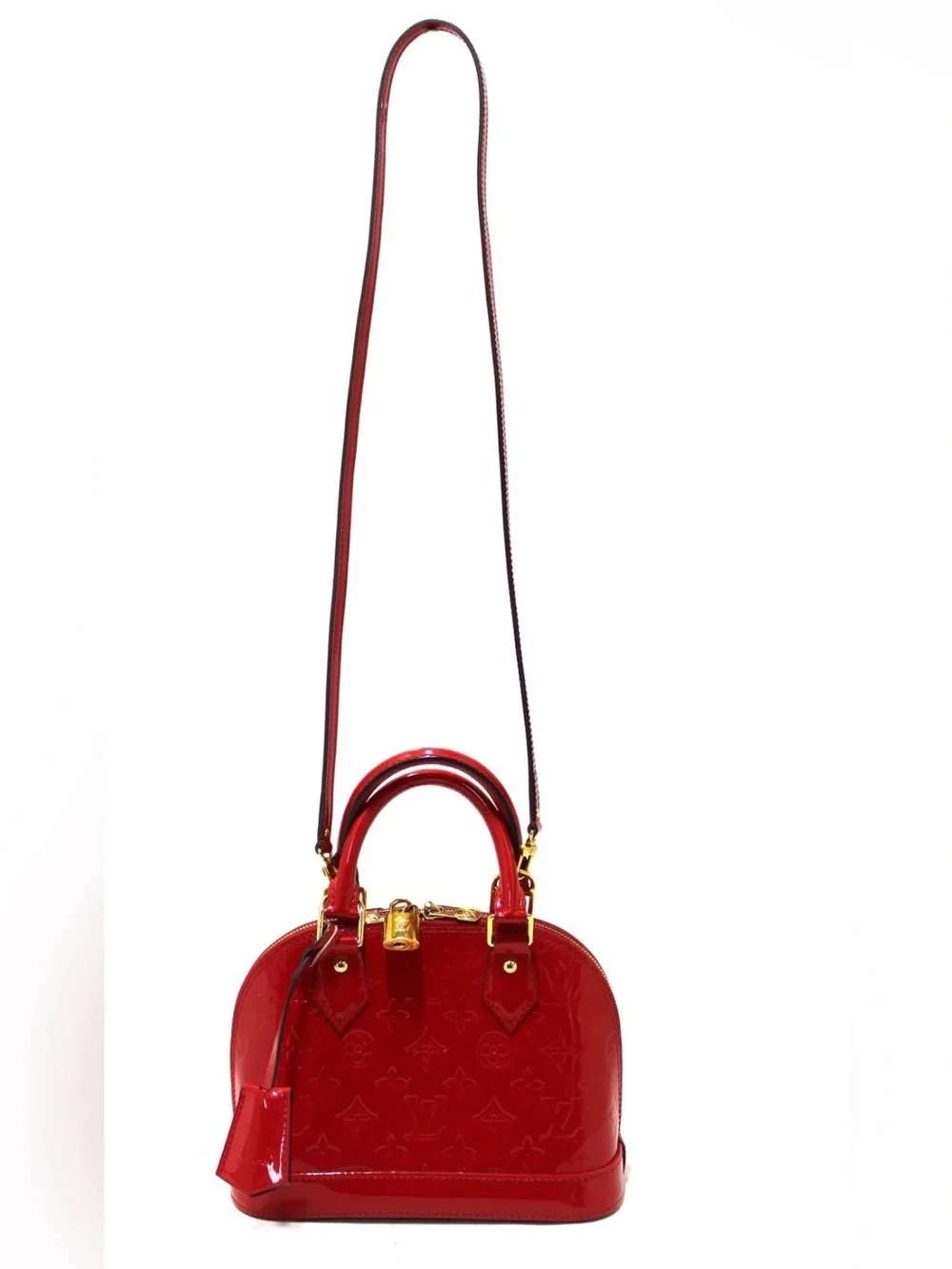LOUIS VUITTON Vernis Alma BB in Red - Picture 3 of 5
